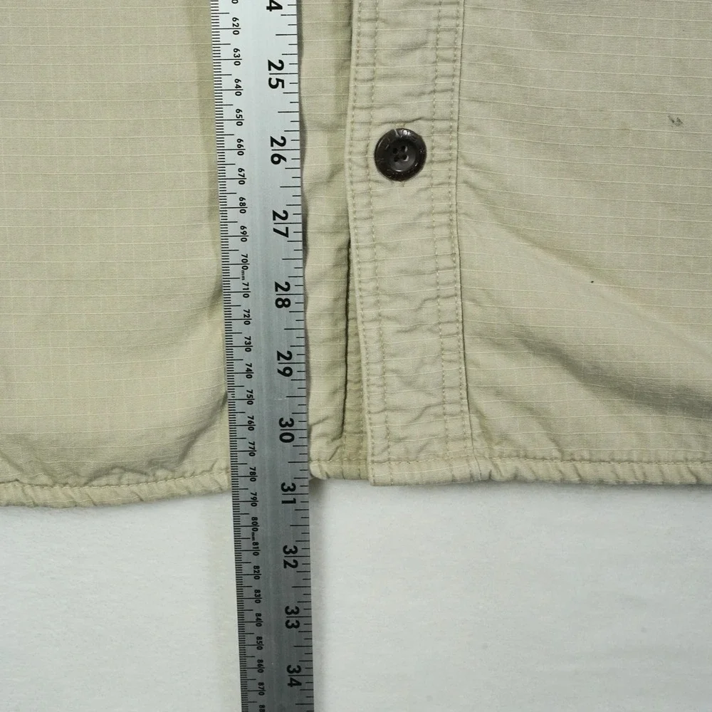 Levis Men's Sherpa Lined Utility Jacket Beige Medium Regular Fit Button‎ Front - Picture 9 of 9